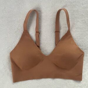 True & Co. Smooth Brown Bralette scoop neck bra size small new without tag